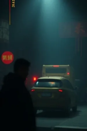 《落霞邮差》封面：自行车后座绑着邮包的黄昏剪影